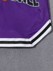 SHEIN Daddy And Me Matching Outfits 2 Sets Are Sold Separately) - Purple - View 5