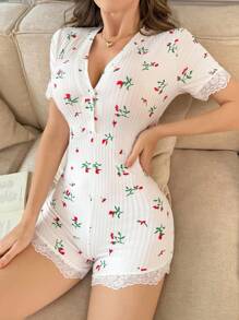 Pijama estilo mono de verano para mujer, perfecto para vacaciones