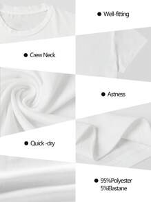 INAWLY 女式落肩条纹“More Amore Por Favor”休闲彩色礼品 T 恤，BesTeeShopCo 简约舒适睡衣/街头服饰，夏季粉色条纹图案印花圆领短袖 - 白色 - 查看 5