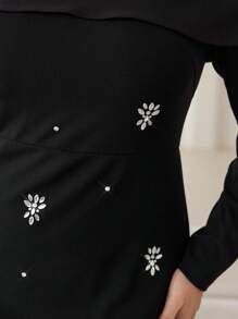 Modelyn Vestido de manga larga talla grande, diseño de moda adecuado para el verano