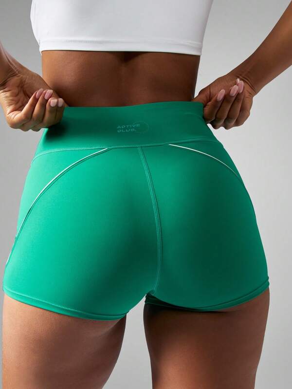 MISSGUIDED High Performance Athletic Booty Shorts Workout Running Gym Training Active Wear Cycling Shorts Moisture Wicking Compression Fitness Exercise Bottoms