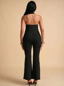 MaterniChic 孕妇夏季休闲纯色吊带连体裤