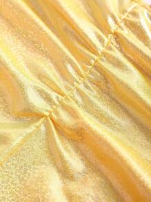 少女闪光海美人鱼鱼尾服装 - 彩色 - 查看 3