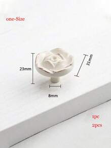 1 件/2 件现代简约欧式玫瑰色、象牙白色油漆、锌合金家具、把手、橱柜、衣柜、抽屉、门把手，用于婚礼装饰 - 彩色 - 查看 3