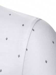 Manfinity Mode Men's Casual Color Block Short Sleeve Polo Shirt For Summer
