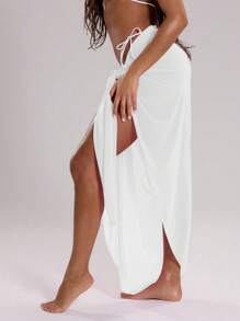 Musera Resort Mesh Cover Up Sarong Skirt Summer Beach Vacation Boho, Elegant, Holiday Summer Beach Ibiza Boho