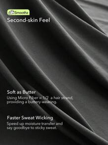 OutZeal Women Sweat Wicking Tummy Control Soft Tight T-Shirt Sports Tee Running Tennis Gym Workout Tops