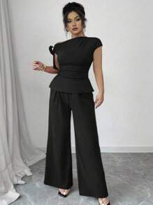 Elenzga 大码女式优雅时尚百搭休闲个性化服装，适合夏季、返校季、毕业典礼、节假日、情人节、音乐节、母亲节、万圣节、感恩节、复活节、国庆节、舞会、约会、派对、郊游