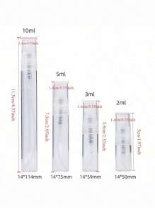 便携式玻璃喷雾瓶套装 - 6/12 件空可再填充旅行瓶，带细雾泵，适用于香水、油、护肤品