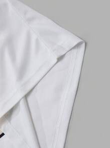 PAVTROS Men Short Sleeve Letter Print Simple T-Shirt And Pants Set, Men Tracksuit, Men Two Pieces Outfits, Men Clothes, Boyfriend Gift - Apricot - View 7