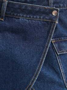 Nöista 经典牛仔迷你裙，轻松打造任何夏季场合的时尚感。 - 藍色 - 查看 8