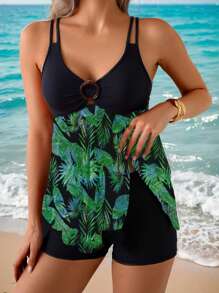 Swim Lushoire 2件套海滩度假成熟比基尼套装，春夏热销