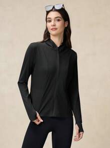 OutZeal OutZeal SunProof UPF50+ Cooling Hooed Sun Protection Jacket Women With Mask, Detachable Brim, Hat Hole