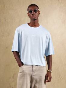 SUMWON Camiseta oversize de estudio de ajuste relajado, colección premium de Beverly Hills, manga corta, prenda esencial de streetwear para el verano y uso diario casual