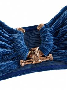 Swim Oasis Women's Mature & Charming Green Halter Bikini Swimsuit Set For Vacation , 3 Piece Bathing Suit For Summer