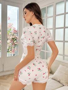 Pijama estilo mono de verano para mujer, perfecto para vacaciones