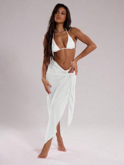 Musera Resort Mesh Cover Up Skirt Summer Beach Vacation Boho Elegant Holiday Summer Beach Ibiza Boho Bridal Hen Do Wedding Bachelorette Spring