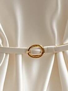 Franclia 1 件女士无袖束腰中长连衣裙，女士优雅中长连衣裙，采用珠地网眼面料