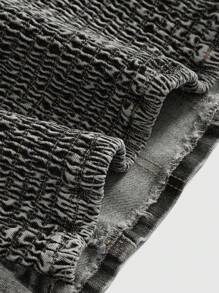 ROMWE Grunge Punk 大码女款 Y2K 星星贴花牛仔短款上衣