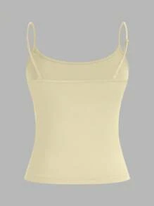 SHEIN PETITE CURVE Plus Size Women's 3pcs Tight Casual Tank Tops(Spaghetti Strap) ,For People Of Shorter Stature Valentine's Day Outfit