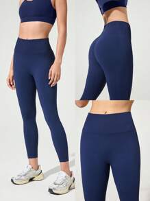 GLOWMODE 21" Seamless Fresh Start Tummy Control Scrunch Butt High-Waist Leggings Medium Impact Running Jogging Training Gym Workout