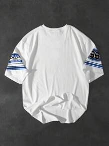 PAVTROS Manfinity Streetrush Men's Round Neck Short Sleeve T-Shirt, Fashion And Suitable For Summer