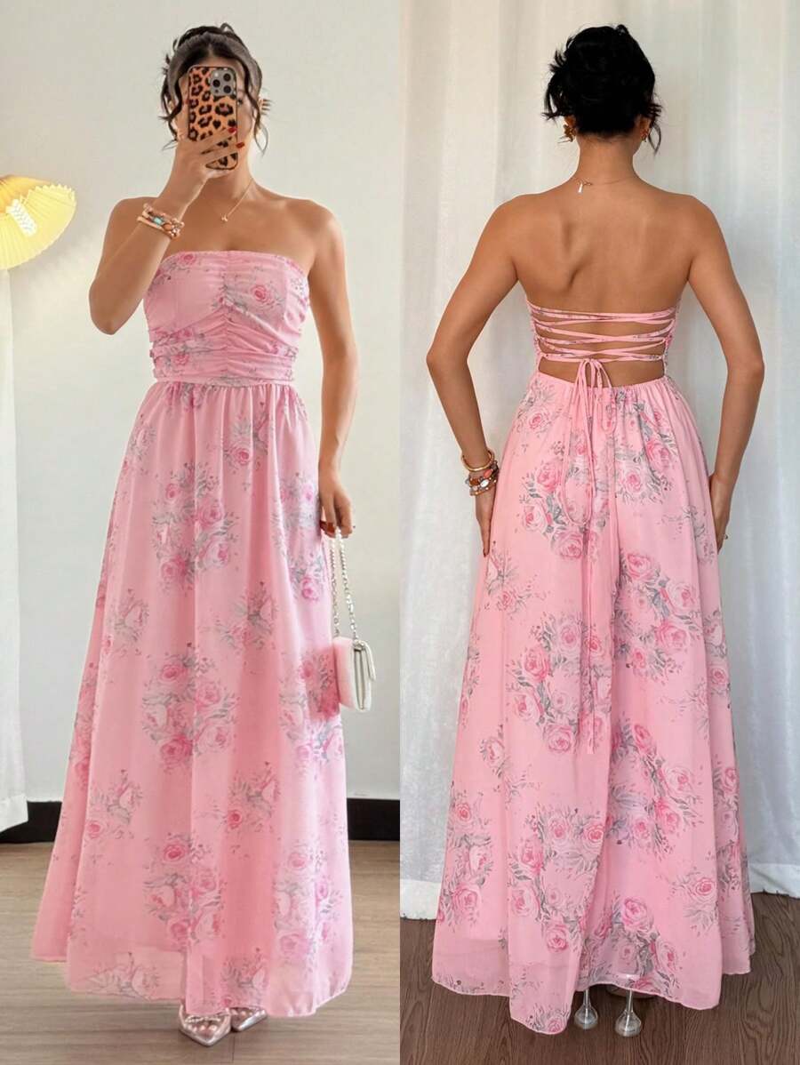 Vestito Da Casa Donna In Cotone - Manica Corta, Scollo Tondo, Bianco - Taglie Dalla S Alla XL