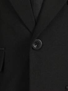 Traje de 2 piezas formal para niños preadolescentes: Chaqueta + Pantalón, sin corbata ni accesorios, atuendo formal para fiesta de cumpleaños, evento nocturno, boda, bautizo, cumpleaños
