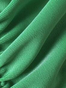 Swim Vcay Bộ bikini dây kim loại màu trơn mùa hè gợi cảm cho nữ - màu xanh lá - Xem 8