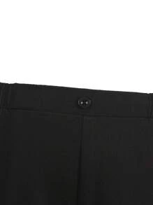 Traje de 2 piezas formal para niños preadolescentes: Chaqueta + Pantalón, sin corbata ni accesorios, atuendo formal para fiesta de cumpleaños, evento nocturno, boda, bautizo, cumpleaños