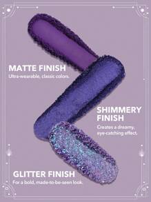 SHEGLAM Spontaneous Sagittarius Palette 8-Clolor Shimmer Metallic Matte Eyeshadow Palette Silver Bold Radiant Purple High Pigment Long Wear Blendable Pro Eyeshadow Pink Purple Eyeshadow Brand Beauty Makeup Face Paint Cosmetic For Women Girls Perfect For Spring Summer Ideal For Y2K Fancy Fashion Suitable For Birthday Mother'S Day Gift Rave Party Ready Best Color - SPONTANEOUS SAGITTARIUS - View 7