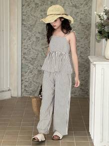 Dazy Kids Tween Girls Camisole Set,Girls Summer Outfits,Back To School Clothes Vacation - Multicolor - View 5