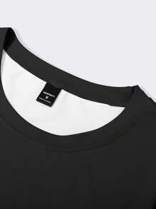 1pc Men's Full Graphic Print T-Shirt, Fashion Tee Suitable For Summer - Multicolor - View 3