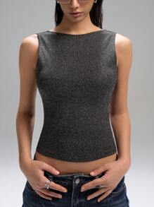 LYSMO Áo crop top hở lưng hai mảnh dành cho nữ mặc hàng ngày - Nhiều màu - Xem 6