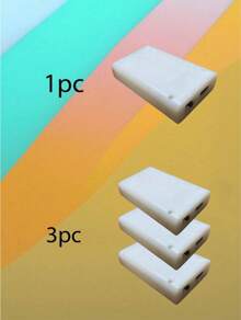 1pc USB Female Socket 3 AA Battery Case White Battery Box Holder For 4.5- 5V USB LED Strip Lights Fairy String Lights Curtain Lights And Other Device With Cover And On/Off Switch - Battery case - View 9