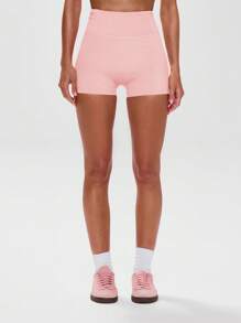 Musera Sport 高腰隐形口袋骑行短裤，适合健身房、板式网球、匹克球等运动