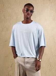 SUMWON Camiseta oversize de estudio de ajuste relajado, colección premium de Beverly Hills, manga corta, prenda esencial de streetwear para el verano y uso diario casual