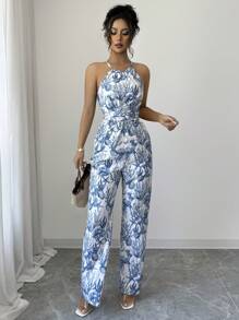 Elenzga Women's Sleeveless Jumpsuits, Fashionable, Suitable For Summer