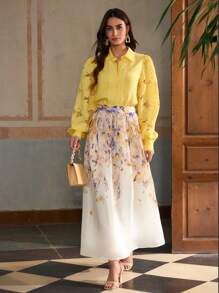 ZEYLAH 花卉印花裙，度假风，春夏