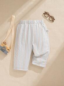 Souflis Souflis 男婴休闲米色裤子，适合春夏季日常穿着 - 彩色 - 查看 1