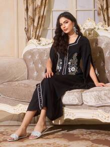 CUCCOO TILAWA Woman Shoes Rhinestone Decor Flat Outdoor Glamorous Silver Plastic Slides For Summer Vacation Shoes Summer Elegant Sandals Back To School Shoes College Student Shoes Spring Shoes Spring Break Easter