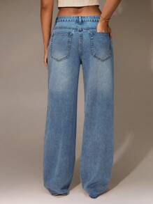 SHEIN Forever 21 秋季/冬季/返校季/乡村音乐会女式牛仔裤/外出/生日/万圣节服装/休闲/千禧年/2000年代/90年代/性感/西部牛仔女装/波西米亚风/乡村风/夜店/办公室/鸡尾酒会/复古/紧身/锐舞音乐节/趣味/优雅/老钱/街头风/度假/乡村音乐会/工作/端庄/国庆新年派对外出时尚/基础款/毕业/万圣节/低腰宽松/阔腿/直筒/裤子