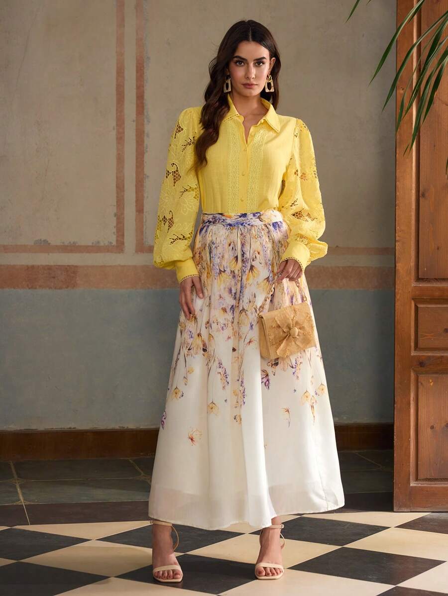 ZEYLAH 花卉印花裙，度假风，春夏