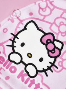 HELLO KITTY AND FRIENDS | SHEIN 1 件卡通图案超强吸水超细纤维干发帽，带 2 个按钮，适合不同发量，快速干燥 - 粉色 - 查看 9