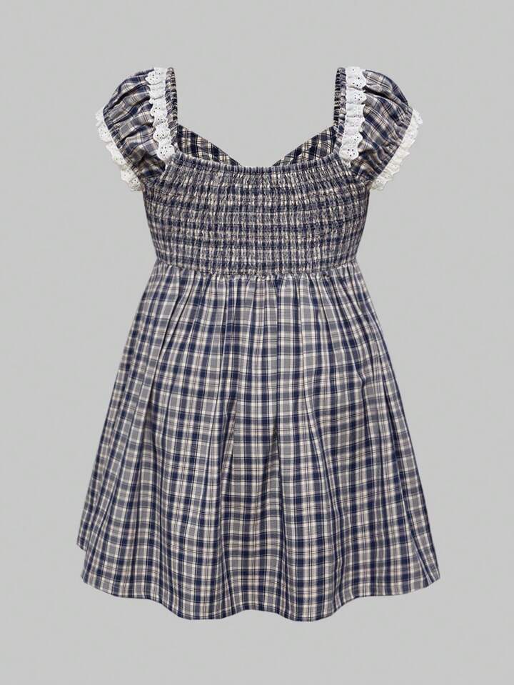 Our ROMWE Avant Plus Size Retro Romantic Plaid Pinafore Dress, Mini Skirt  is such a vibe - ROMWE