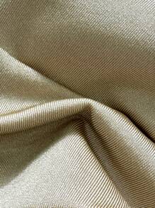 Swim Chiccia Bộ bikini gợi cảm không dây buộc màu trơn dành cho nữ mùa xuân - Màu Khaki - Xem 7