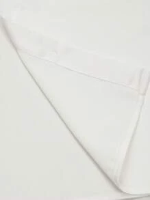 BizChic 2025 Blusa de encaje blanco de verano para mujer, estilo casual de negocios, elegante y apropiada para invitados de boda, conciertos de música country, brunch, aeropuerto, estilo vintage de los 90, estilo de Estocolmo, Día de la Independencia de Estados Unidos - Blanco - Ver 7