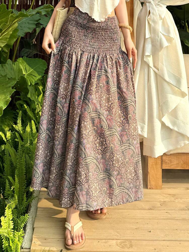 New Summer Bohemian Style Festival Skirt Vacation Boho