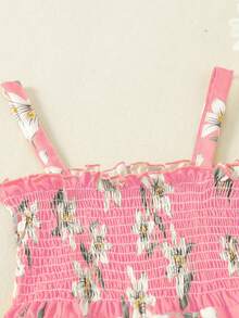 SHEIN 女童连体衣和连身裤 - 粉色 - 查看 5