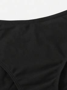 SHEIN Swim 比基尼泳裝下裝 - 黑色 - 查看 7